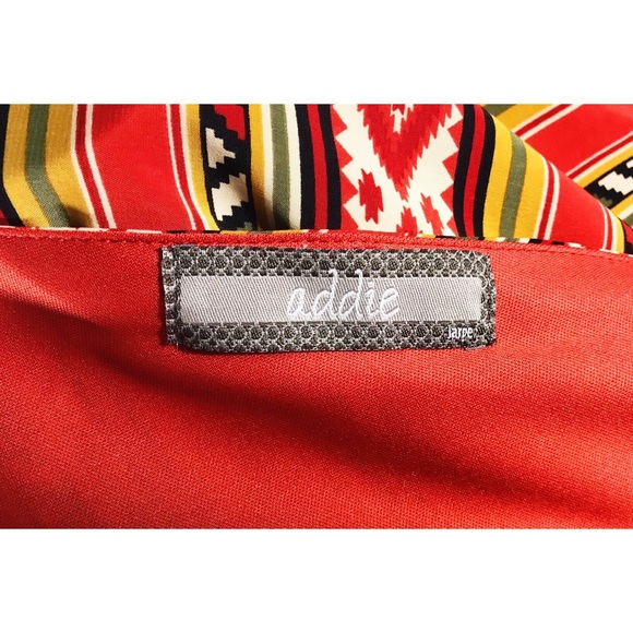 Addie Aztec Striped Long Sleeve Lined Dress - Picture 6 of 6